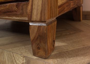 Standregal Sheesham 60x45x200 braun lackiert ANCONA #140