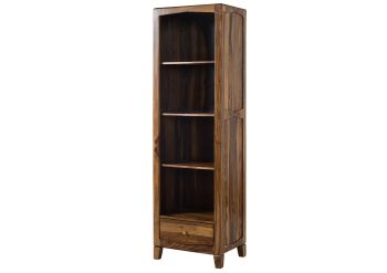 Standregal Sheesham 60x45x200 braun lackiert ANCONA #140