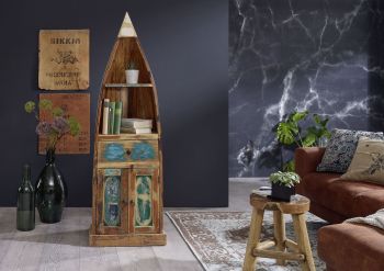 Regal Boot Indisches Altholz lackiert NATURE OF SPIRIT #121
