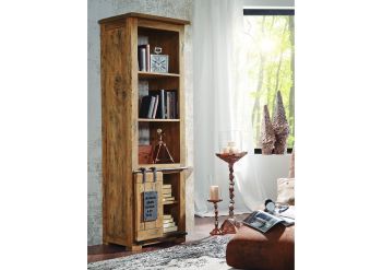 Bücherregal Mango 60x41x180 natur lackiert RAILWAY #104