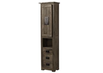Hochschrank Mango 50x35x195 grau lackiert RAILWAY #279