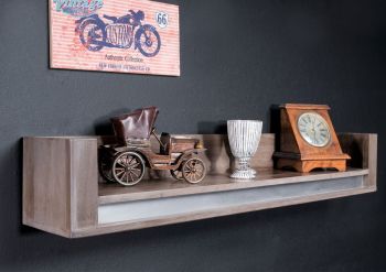 Wandboard Sheesham 120x22x20 smoked oak lackiert SYDNEY #208