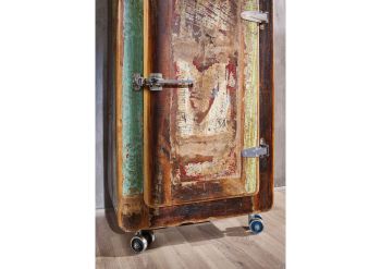 Hochschrank Altholz 55x38x190 mehrfarbig lackiert FREEZY #11