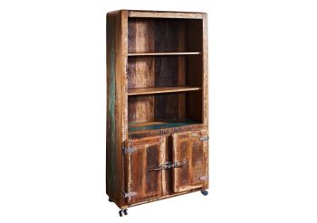 Regal Altholz 90x35x180 mehrfarbig lackiert FREEZY #33
