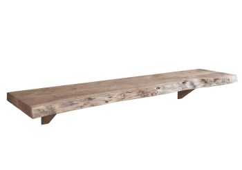 Wandregal Akazie 120x30x18 Natural Stone lackiert FREEFORM #139