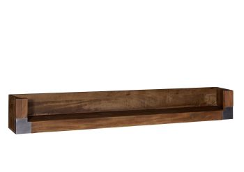 Wandregal Mango 180x22x24 braun lackiert Amsterdam #22