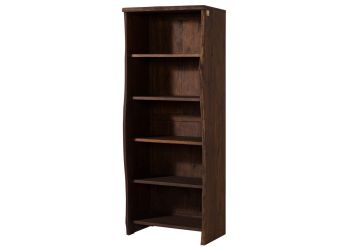 Regal Akazie 81x45x204 braun lackiert PURE ACACIA #206