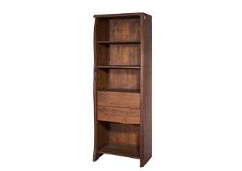 Regal Akazie 71x45x204 braun lackiert PURE ACACIA #211