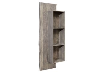 Wandregal Akazie grau lackiert PURE ACACIA #411