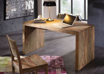 NATURE GREY Schreibtisch #710 Sheesham