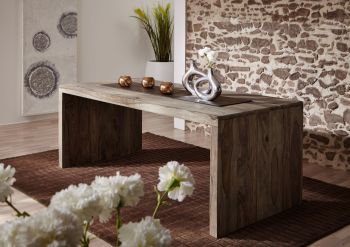 NATURE GREY Schreibtisch #712 Sheesham