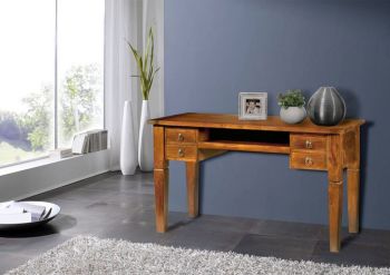 OXFORD Schreibtisch Akazie 130x60x77 - Verschiedene Farben