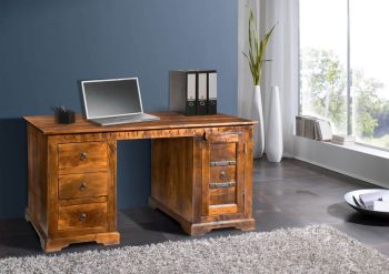 OXFORD Schreibtisch Akazie 150x85x76 - Verschiedene Farben