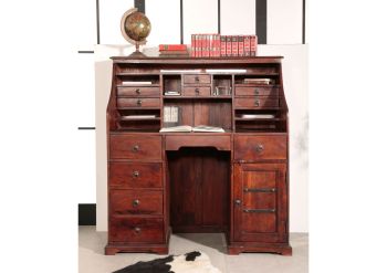 Sekretär Akazie 128x58x138 nougat lackiert OXFORD #516