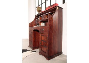Sekretär Akazie 128x58x138 nougat lackiert OXFORD #516