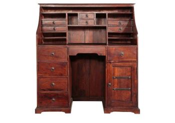 Sekretär Akazie 128x58x138 nougat lackiert OXFORD #516