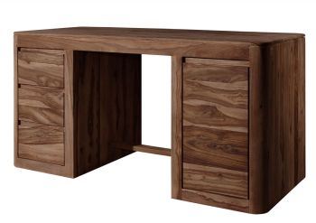 Schreibtisch Sheesham 150x75x78 smoked cherry gebeizt TORONTO #148