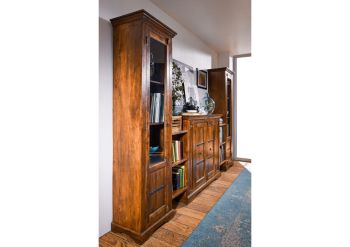 Wohnwand Akazie 316x39x200 honig lackiert OXFORD #0600