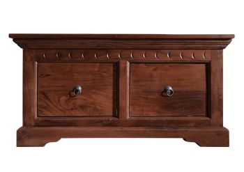 Truhe Akazie 90x90x45 nougat lackiert OXFORD #416