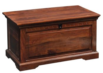 Truhe Akazie 90x50x50 nougat lackiert OXFORD #323