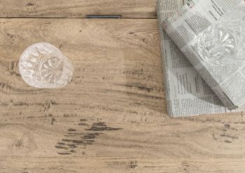 Truhe Mango 90x90x45 whitewash lackiert RAILWAY  #364