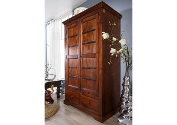 Kleiderschrank Akazie 108x64x180 nougat lackiert OXFORD #509