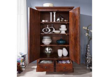 Kleiderschrank Akazie 108x64x180 nougat lackiert OXFORD #509