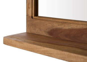 Spiegel Sheesham 60x15x65 natur sandgestrahlt MALMÖ 2 #280