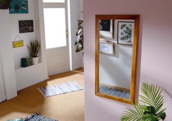 Spiegel Akazie 115x6x60 honig lackiert OXFORD #0327