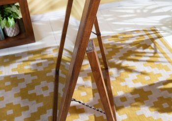 Standspiegel Akazie 75x3x175 nougat lackiert OXFORD #319
