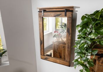 Spiegel Mango 60x8x100 cm natur lackiert RAILWAY #163