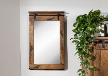 Spiegel Mango 60x8x100 cm natur lackiert RAILWAY #163