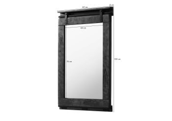 Spiegel Mango 60x8x100 cm natur lackiert RAILWAY #163