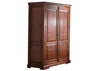 Kleiderschrank Akazie 140x65x200 nougat lackiert OXFORD #437