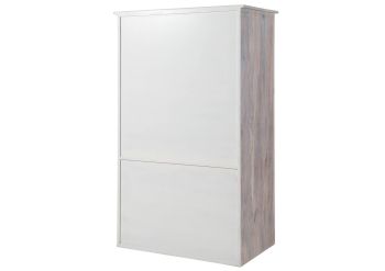 Kleiderschrank Mango 108x64x180 weiß geölt KASHMIR #106
