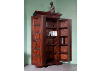 Schrank Akazie 70x36x133 nougat lackiert OXFORD #518