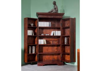 Schrank Akazie 70x36x133 nougat lackiert OXFORD #518