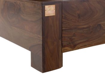 Bett Sheesham 140x200x90 life honey lackiert METRO LIFE #135
