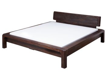 Bett Akazie 140x200x80 tabak lackiert BUENO #033