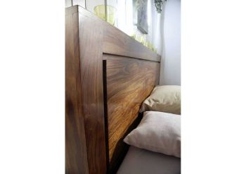 Bett Sheesham 180x200x90 life honey lackiert METRO LIFE #137
