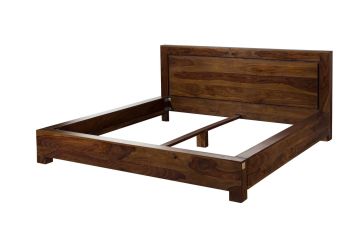 Bett Sheesham 180x200x90 life honey lackiert METRO LIFE #137