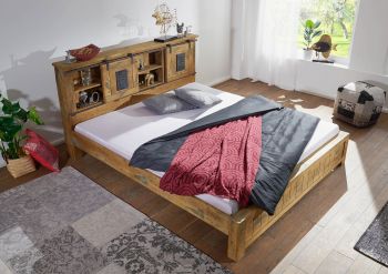 Bett Mango 180x200 natur lackiert RAILWAY #143