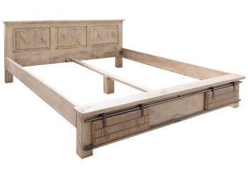 Bett Mango 180x200 whitewash lackiert RAILWAY #342