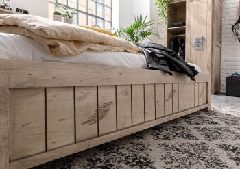 Bett Mango 180x200 whitewash lackiert RAILWAY #343