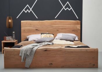 Bett Akazie 180x200x105 natur lackiert PURE ACACIA #303