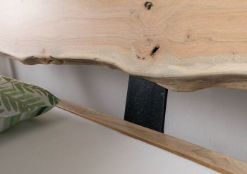 Bett Akazie 180x200 Akazie natur lackiert PURE ACACIA #314