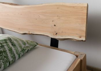 Bett Akazie 180x200 Akazie natur lackiert PURE ACACIA #314