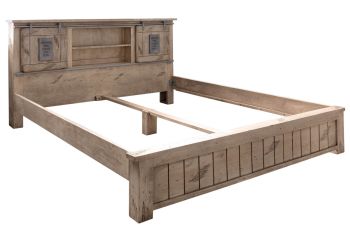 Bett Mango 200x200 whitewash lackiert RAILWAY #374