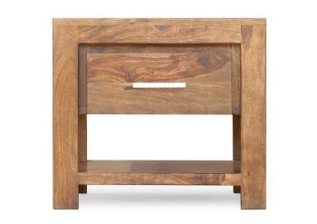 Nachttisch Sheesham 50x40x45 life honey lackiert METRO LIFE #127