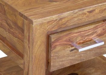 Nachttisch Sheesham 50x40x45 life honey lackiert METRO LIFE #127